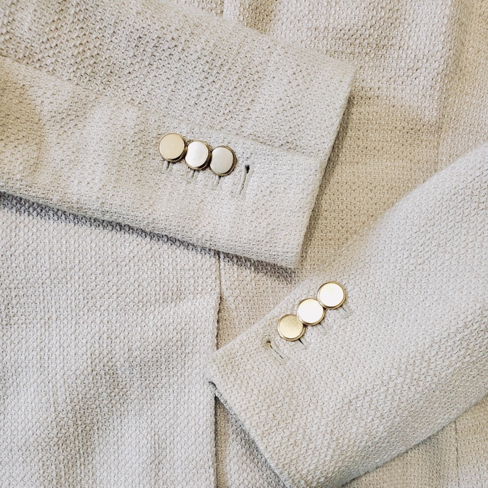 Ann Taylor Cream Blazer - Picture 9 of 15